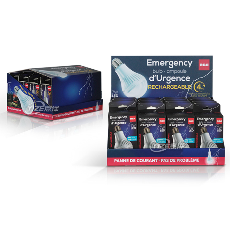 Desktop PDQ Display Box for LED Bulb Company Desktop PDQ Display Box for LED Bulb Company